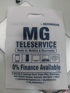 D-cut non woven bags manufacturer in Faridabad.