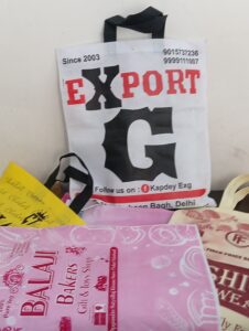 Loop handle non woven carry bags for retail stores