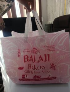 Loop handle non woven carry bags for retail stores