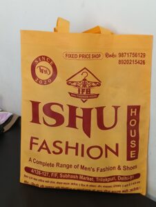 Loop handle non woven carry bags for retail stores