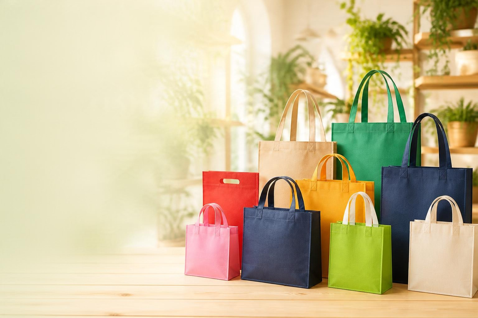Reusable non-woven carry bags by Friends Enterprises